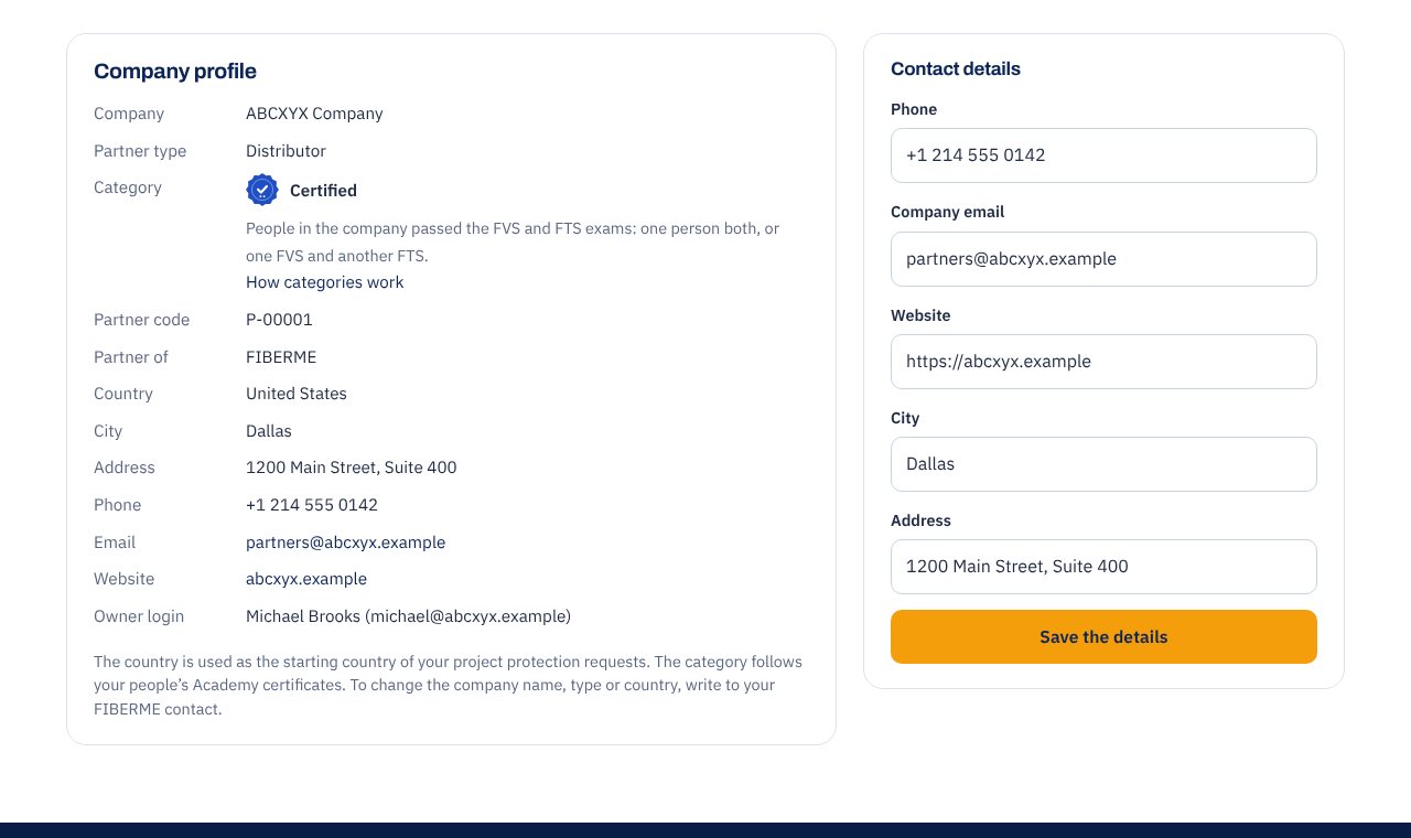 The Company profile