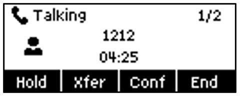 Screenshot: 5.2.2- Make / Receive Second Call