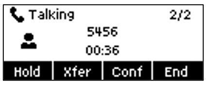 Screenshot: 5.2.2- Make / Receive Second Call
