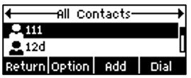 Screenshot: 7.2.1- Local Contact