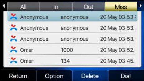 Screenshot: 5.17.1- Anonymous Call