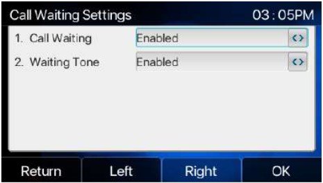 Screenshot: 5.13- Call Waiting