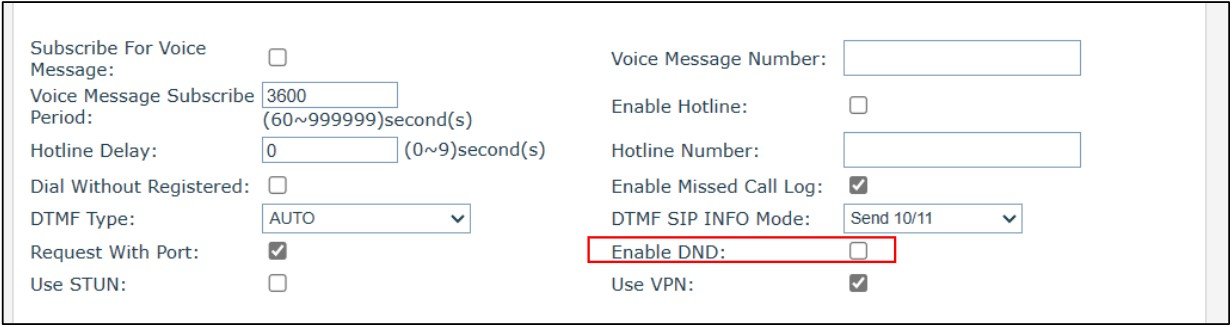 Screenshot: 5.10 DND