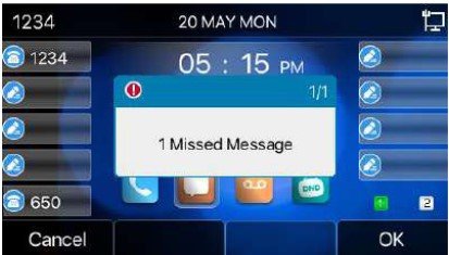 Screenshot: 6.8.1 SMS