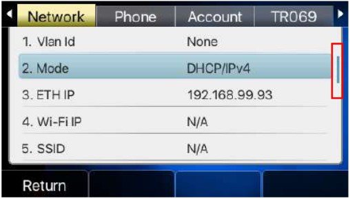 Screenshot: 4.4 Idle Screen