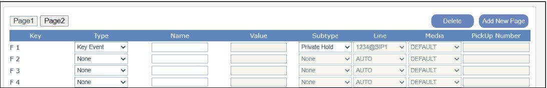 Screenshot: 6.7- SCA (Shared Call Appearance)