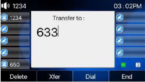 Screenshot: 5.12.1- Blind transfer