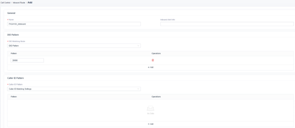 Screenshot: Configure Inbound Rule on P550