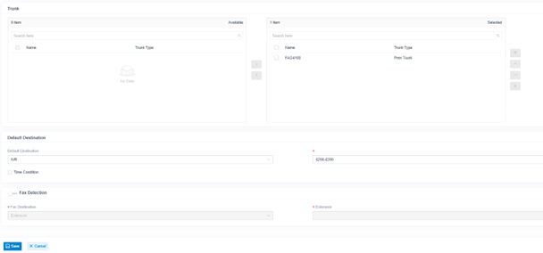 Screenshot: Configure Inbound Rule on P550