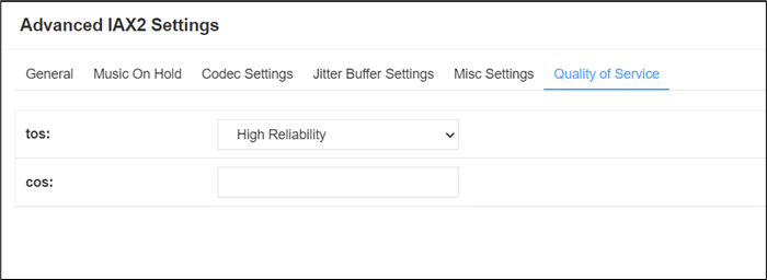 Screenshot: 4.4.6 Quality of Service