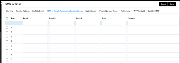 Screenshot: 6.1.2 SMS to Email