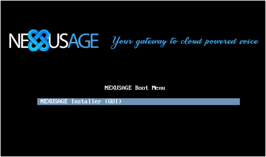Screenshot: In NEXUSAGE
