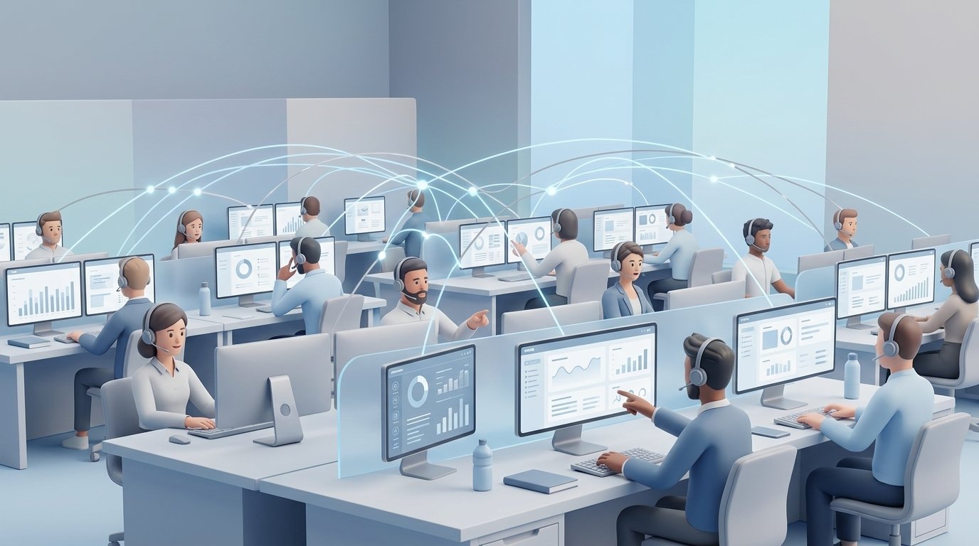 Call centers and support desks