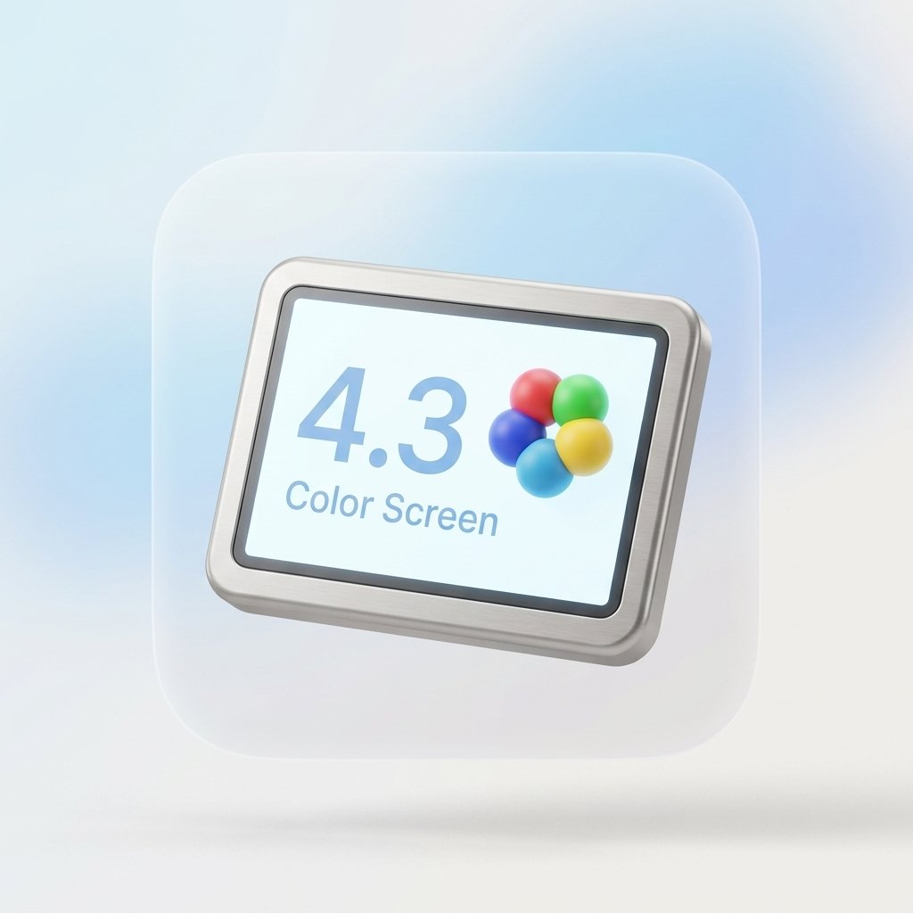 Pantalla de 4,3″