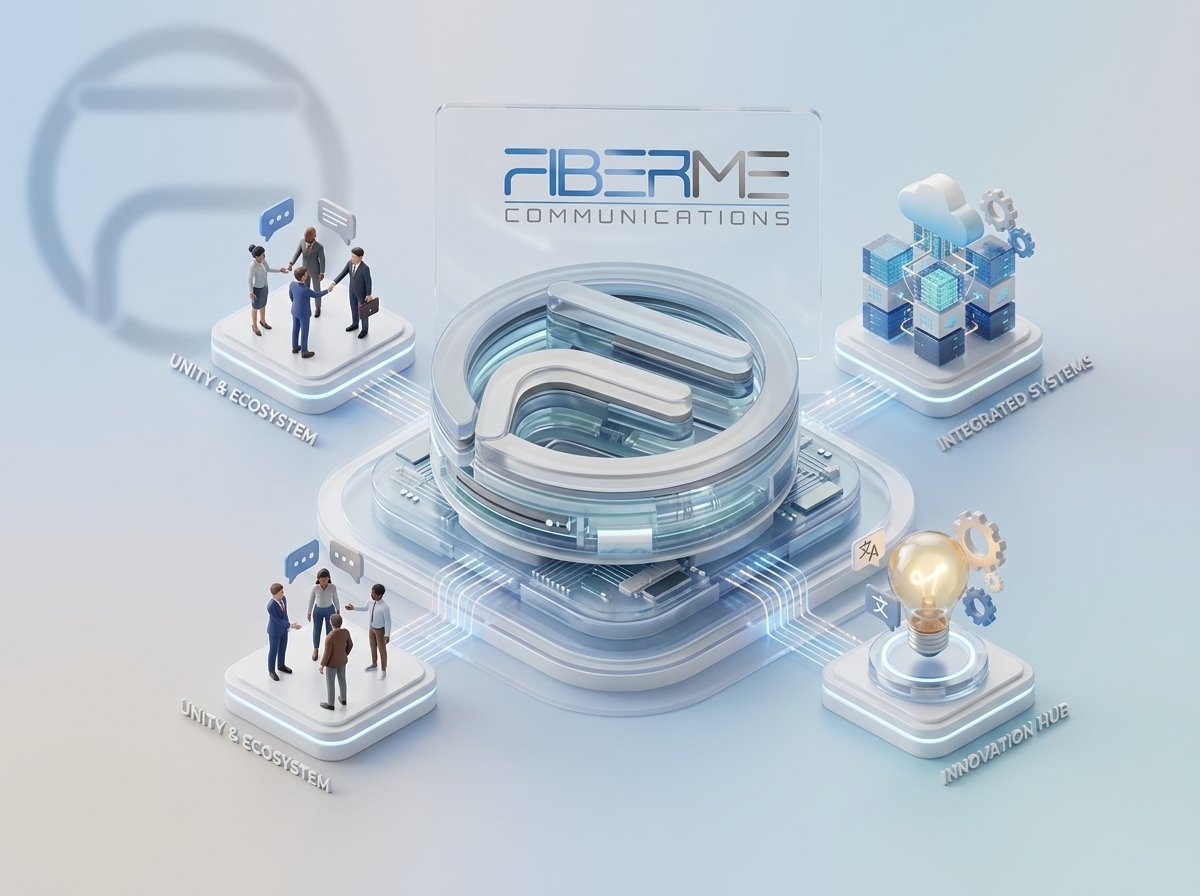 La plateforme FIBERME au centre, reliée aux partenaires, aux systèmes intégrés et aux nouvelles idées