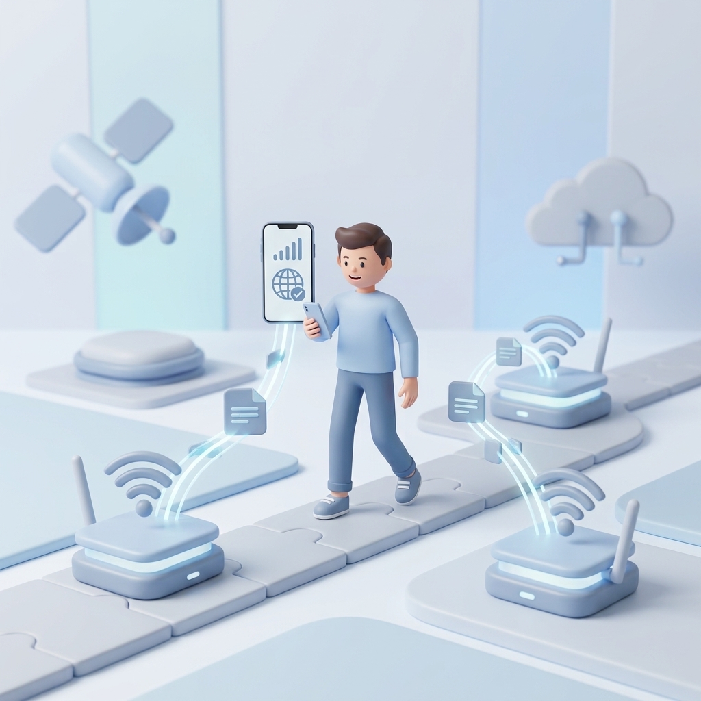 التجوال بين نقاط WiFi